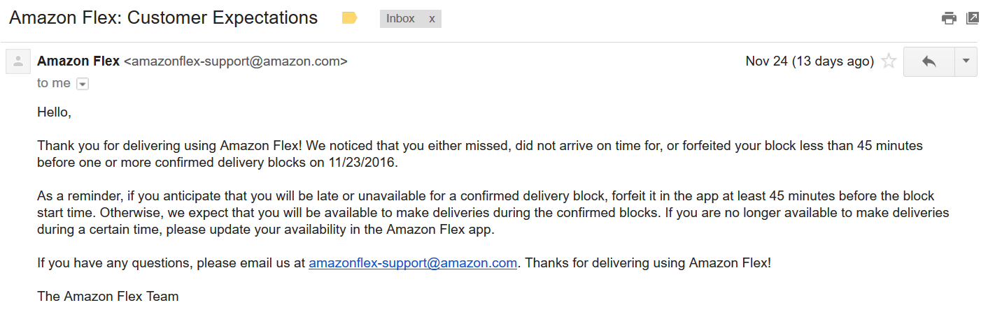 Amazon Flex Account Termination And Reinstatement Money Pixels