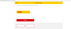 dhl delivery status